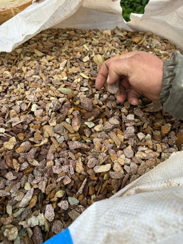 Златолит персиковый декоративная каменная крошка купить в Зеленограду