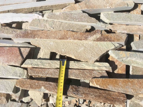 Горбушка златолит золотистый для облицовки купить в Зеленограду