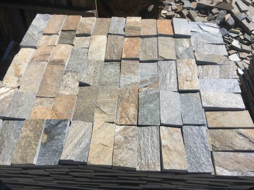 Плитка пилёная златолит Уральский для цоколя, отмостки купить в Зеленограду