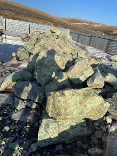 Камни для ландшафтного дизайна зелёные 10-60 килограмм купить в Зеленограду