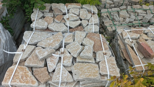 Гранитный плитняк галтованный для парковки купить в Зеленограду